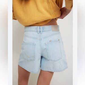 We The Free Light Blue Jean Shorts